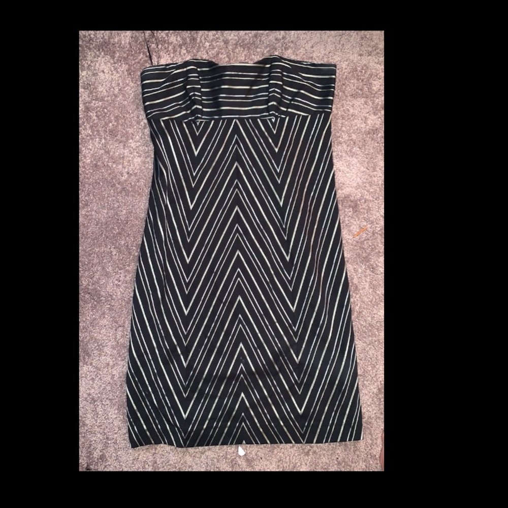Strapless pencil dress